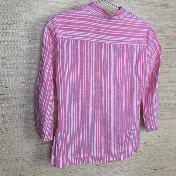 Brooks Brothers Irish Linen 3/4 Sleeve Tunic - Picture 6 of 8